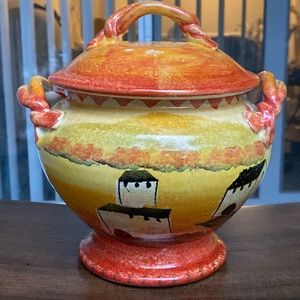 Vintage italica ARS biscotti jar